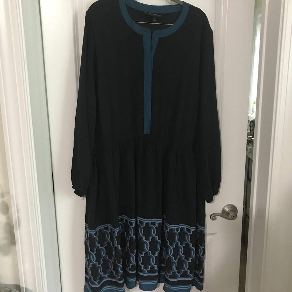 Versatile Lane Bryant sz 20 long sleeve dress